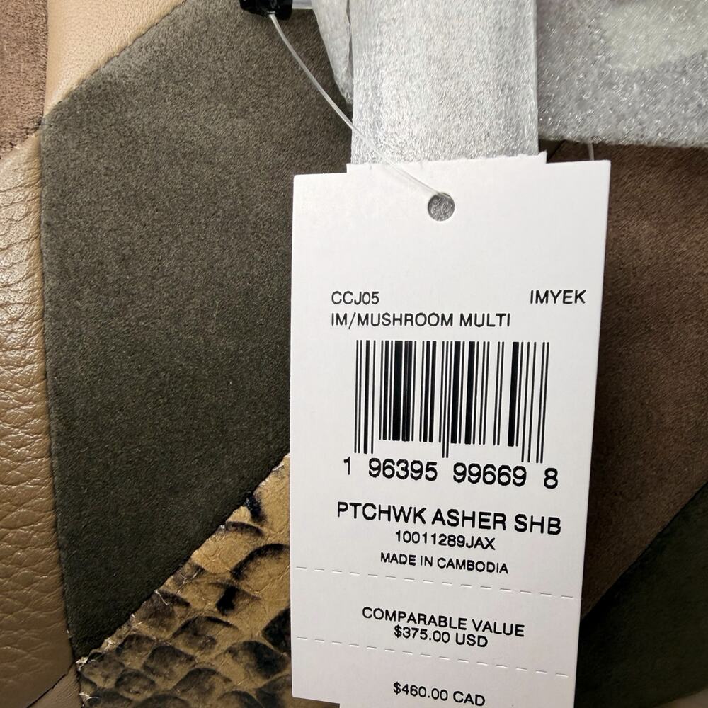 NWT Coach CCJ05 Patchwork Asher Shoulder Bag &  CCR27 Snap Patchwork Wallet - Picture 8 of 10